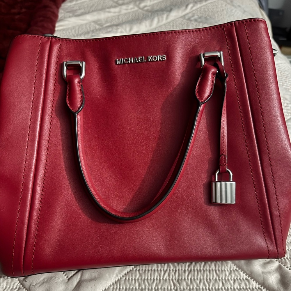 Michael Kors Cherry Red Tote